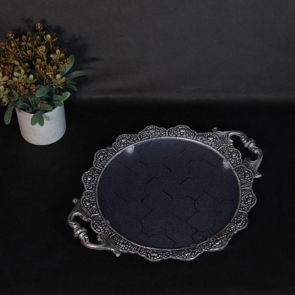 Metal Round Tray (Fibre)