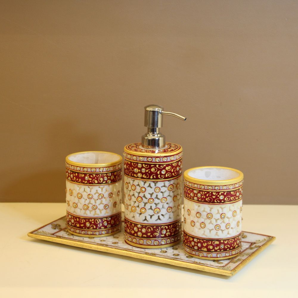 Marble Bathroom Set - 4