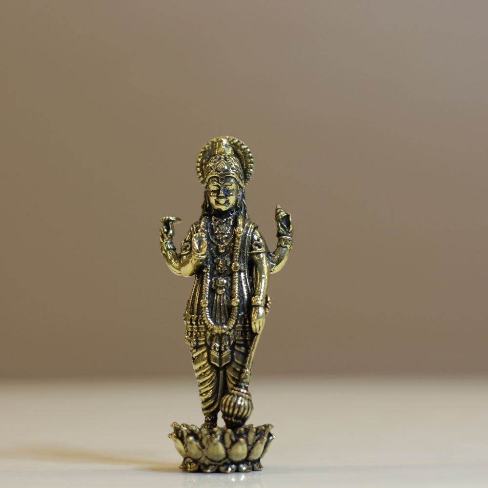 Brass Vishnu Ji Small