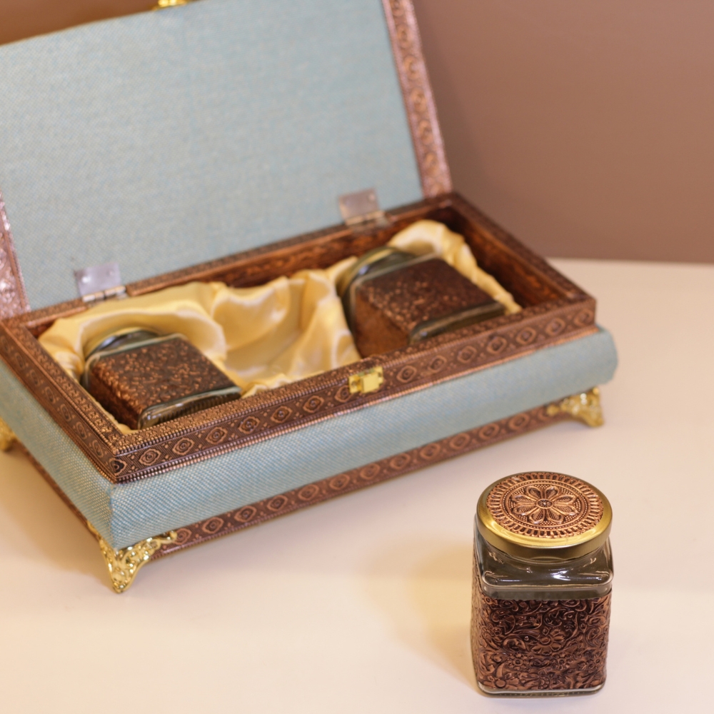 3 Jar Leg Dryfruit Box - 5