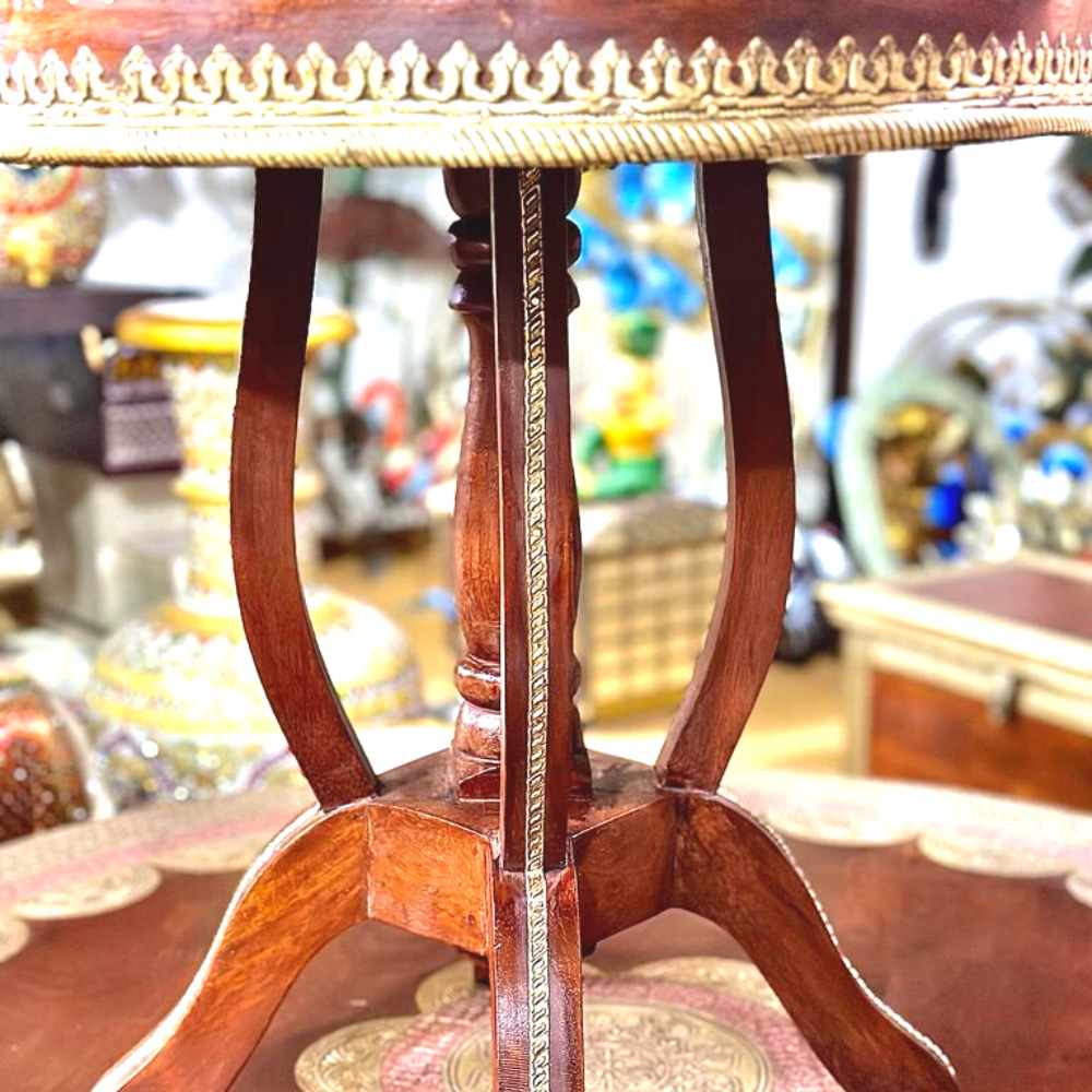 Wd Table Brass Ftd