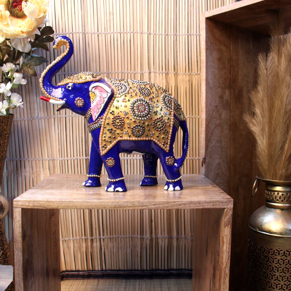 Metal Elephant Jewellery Work 12''