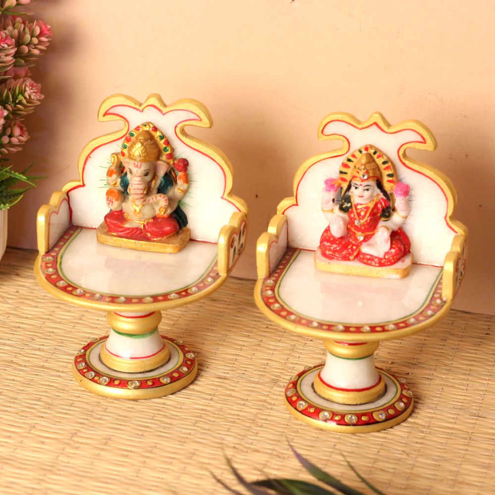 Marble Laxmi Ganesh