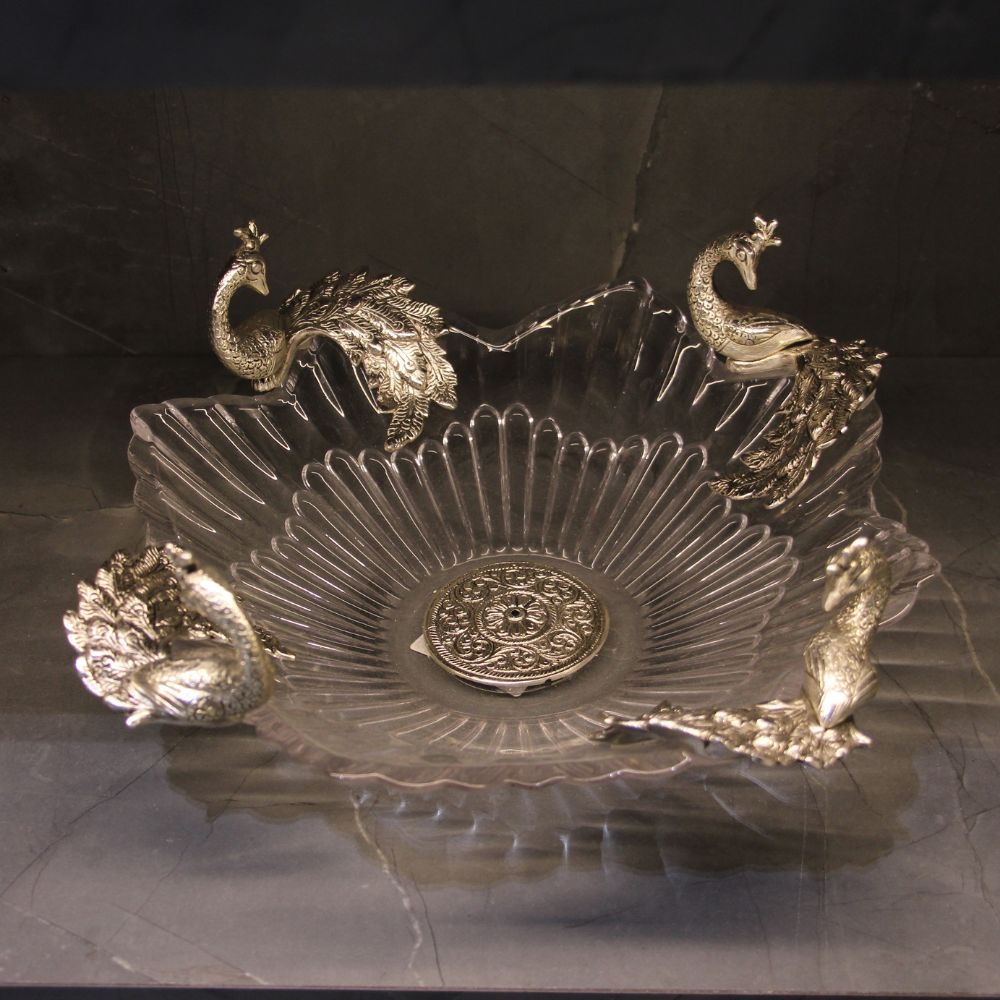 4 Peacock Star Bowl - 3