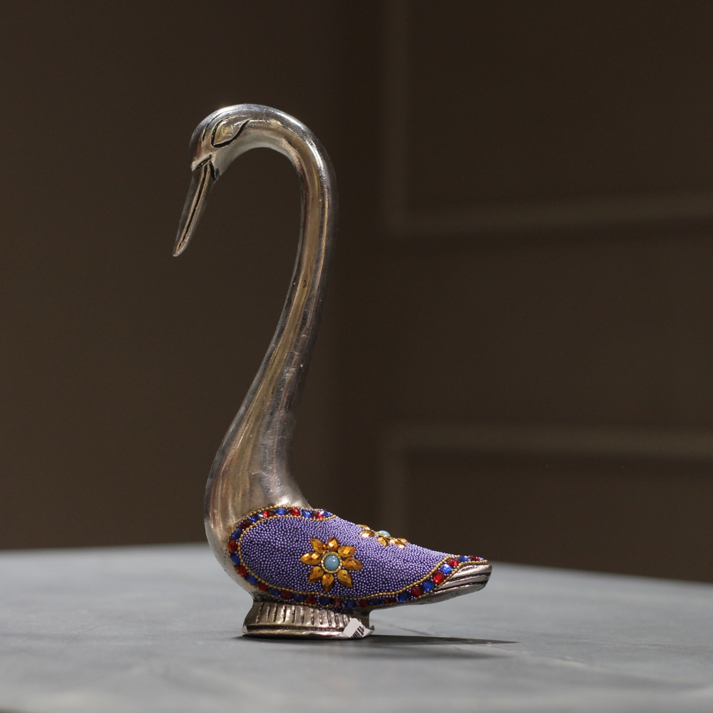Sarus Bird Purple Work - 3