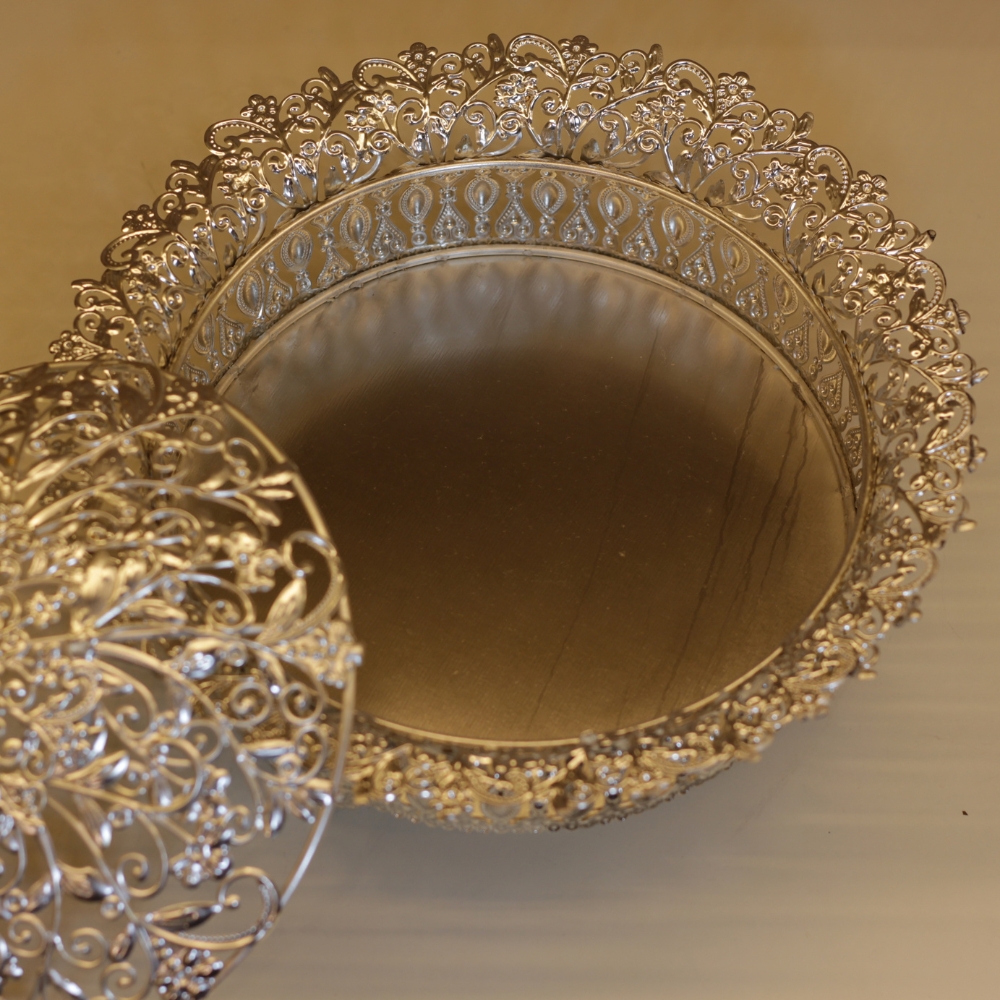Silver Jali Basket - 4