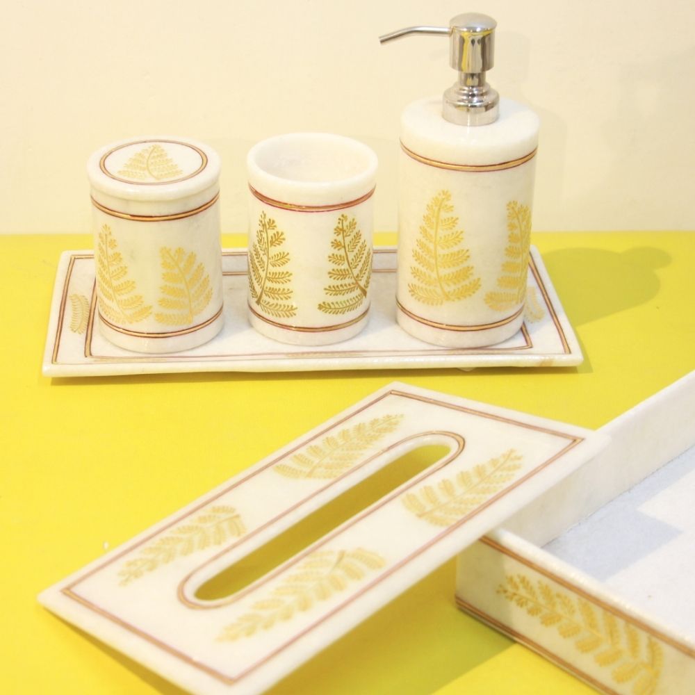 Marble Bathroom Set - 5