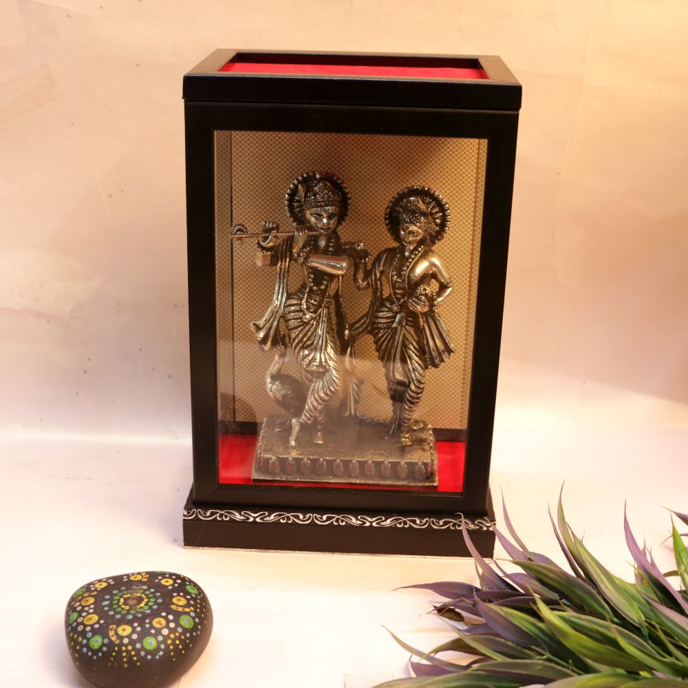 METAL RADHA KRISHAN 10X7 FRAME BOX - 5