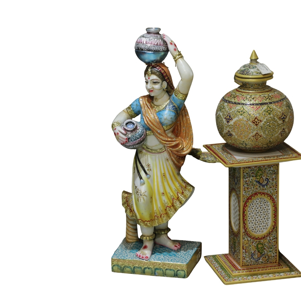 Marble Bani Thani Statue Fountain