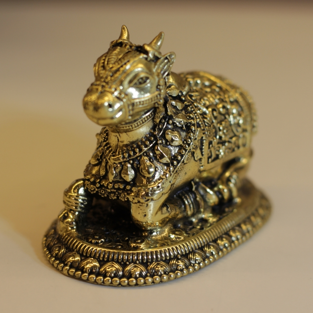 Brass Nandi Antique Small