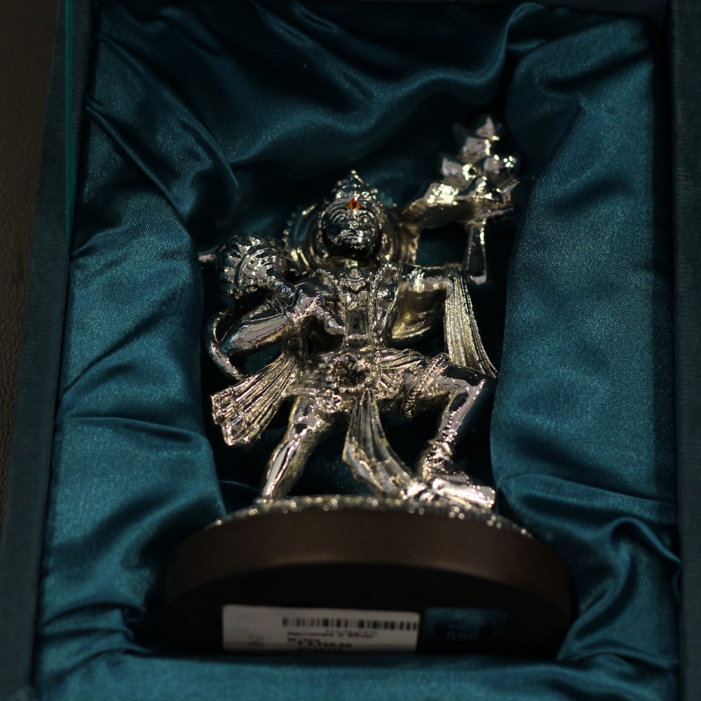 Hanuman Ji Silver W/box - 3