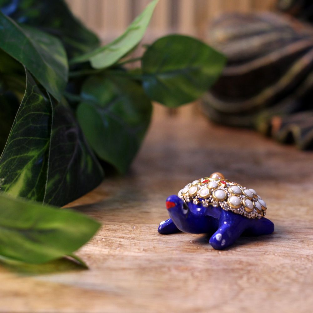 Metal Stone Tortoise 2'' - 5