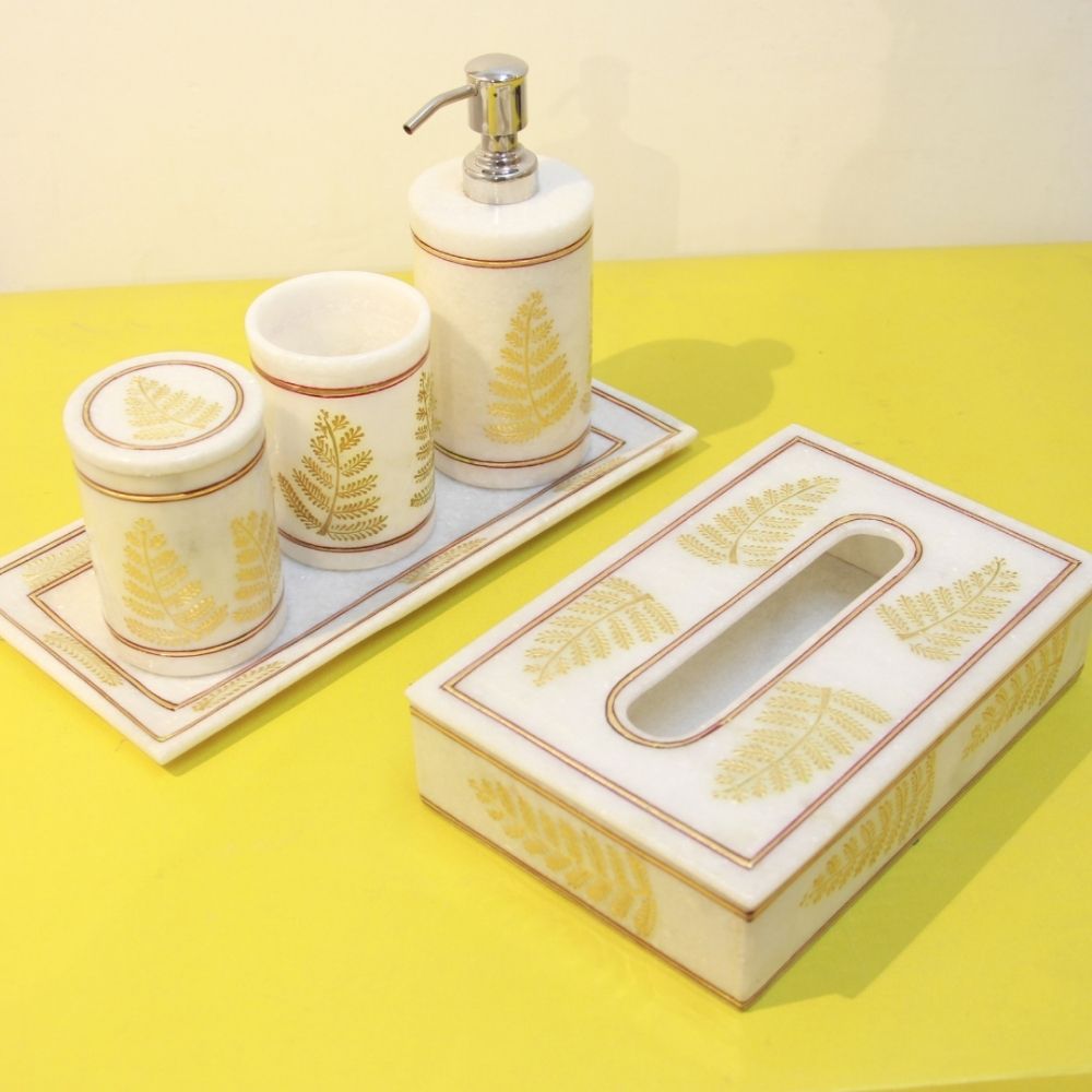 Marble Bathroom Set - 3