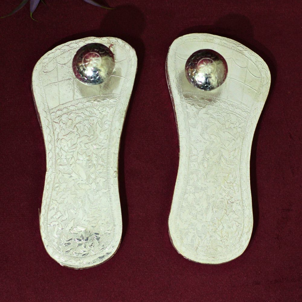 German Silver Charan Paduka
