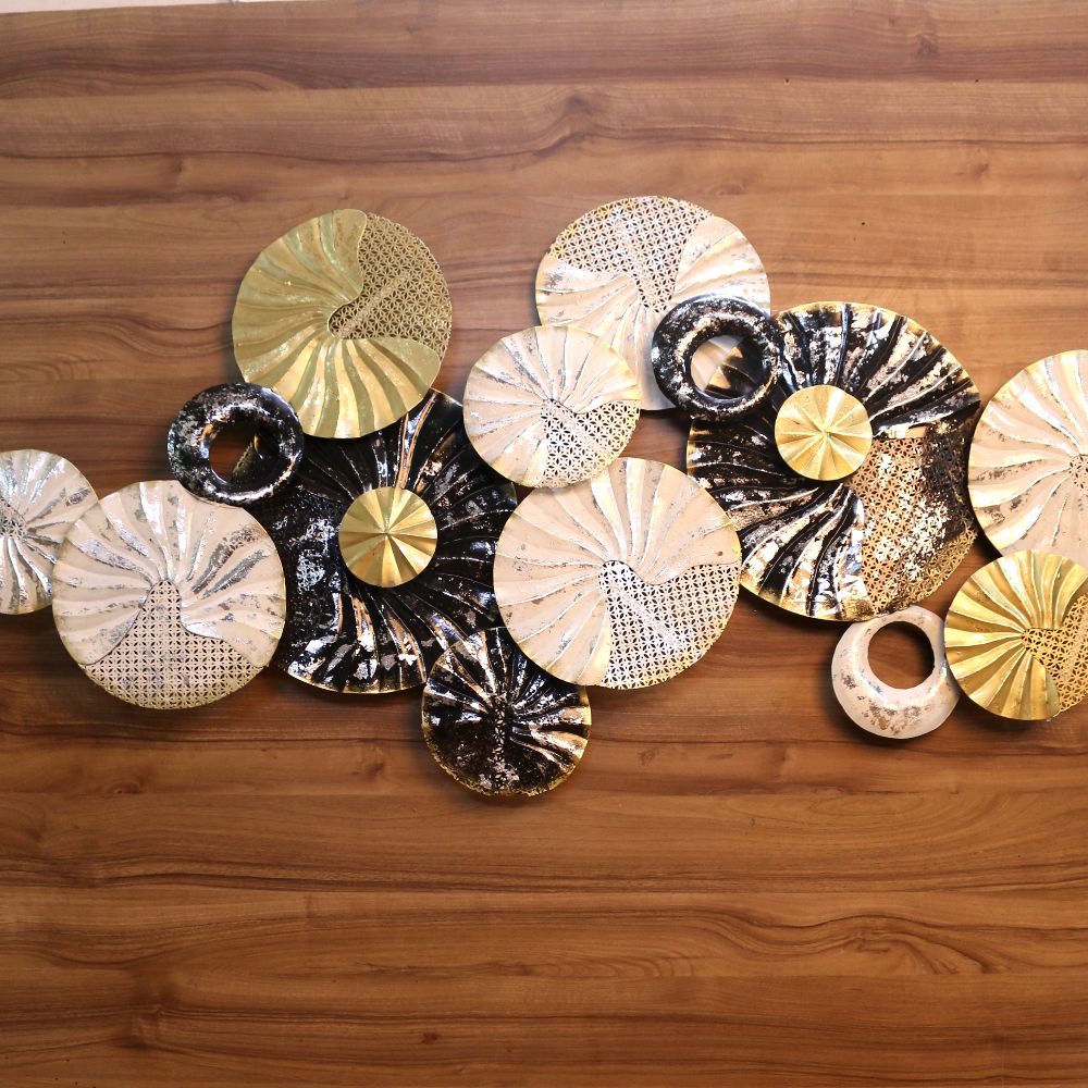 IRON WALL DECOR HALL ACID CIRCLE ART - 1003