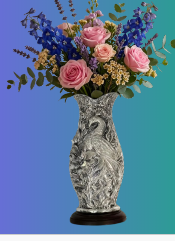 Peacock FLower Pot