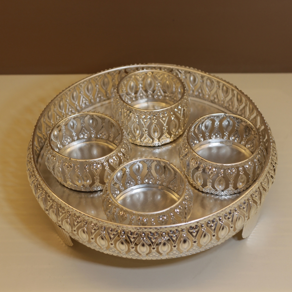 Round Jali Box 4 Bowl 10x10 - 4