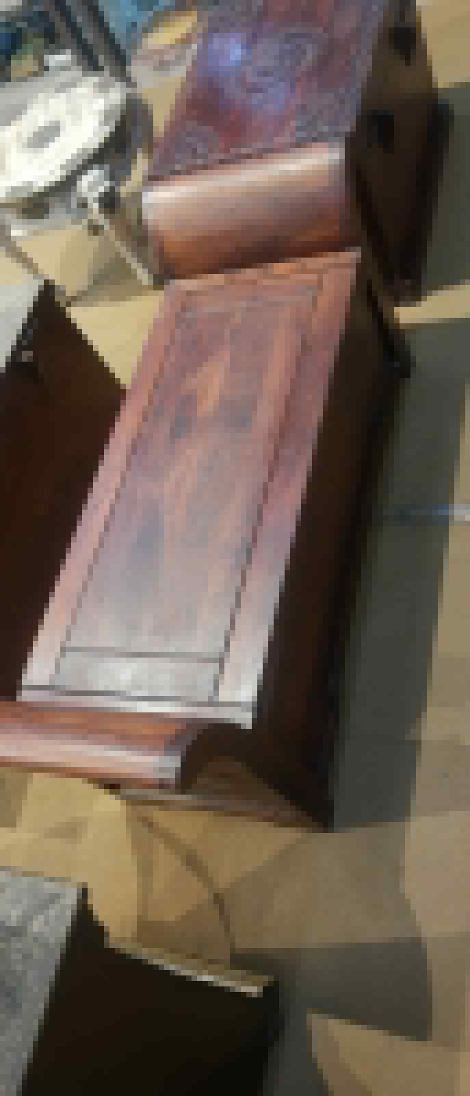 WOODEN HANDCRAFTED NATURAL POLISHED SOFA