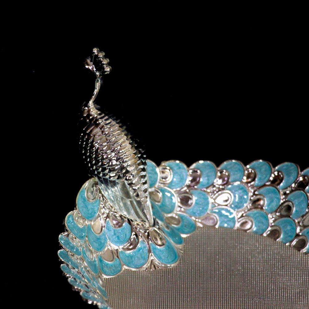 Silver Peacock Tray - 5