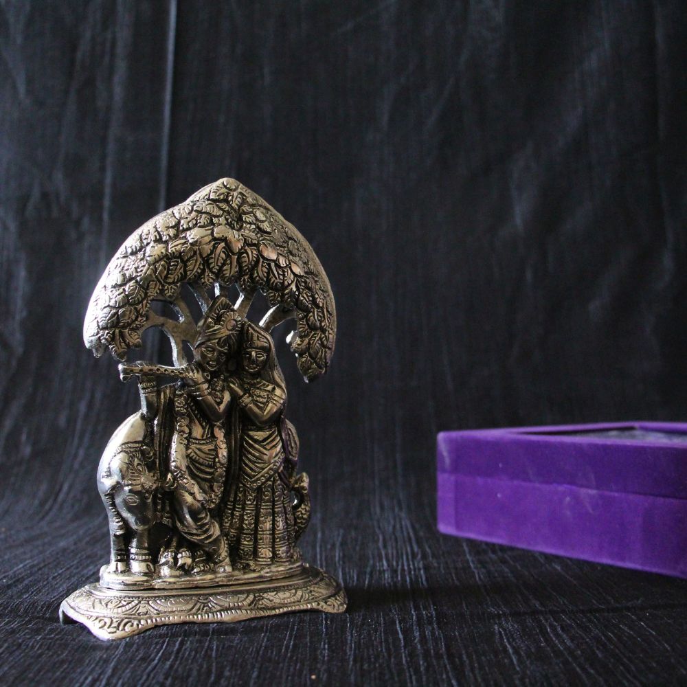 Metal Radha Krishna Tree. - 6