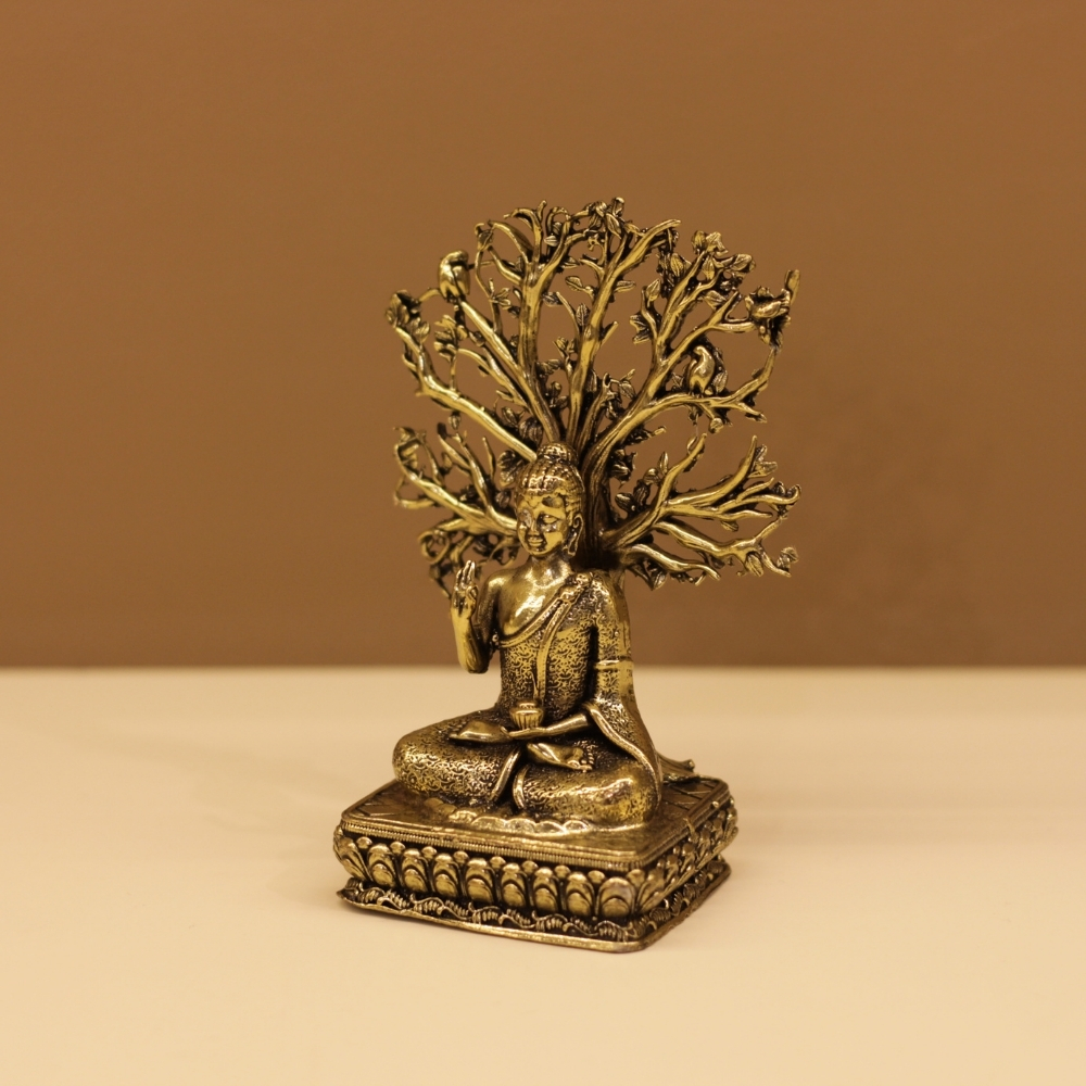 Brass Buddha Tree - 3