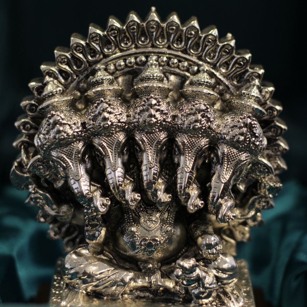 Ganesh Ji 5 Face Silver - 6