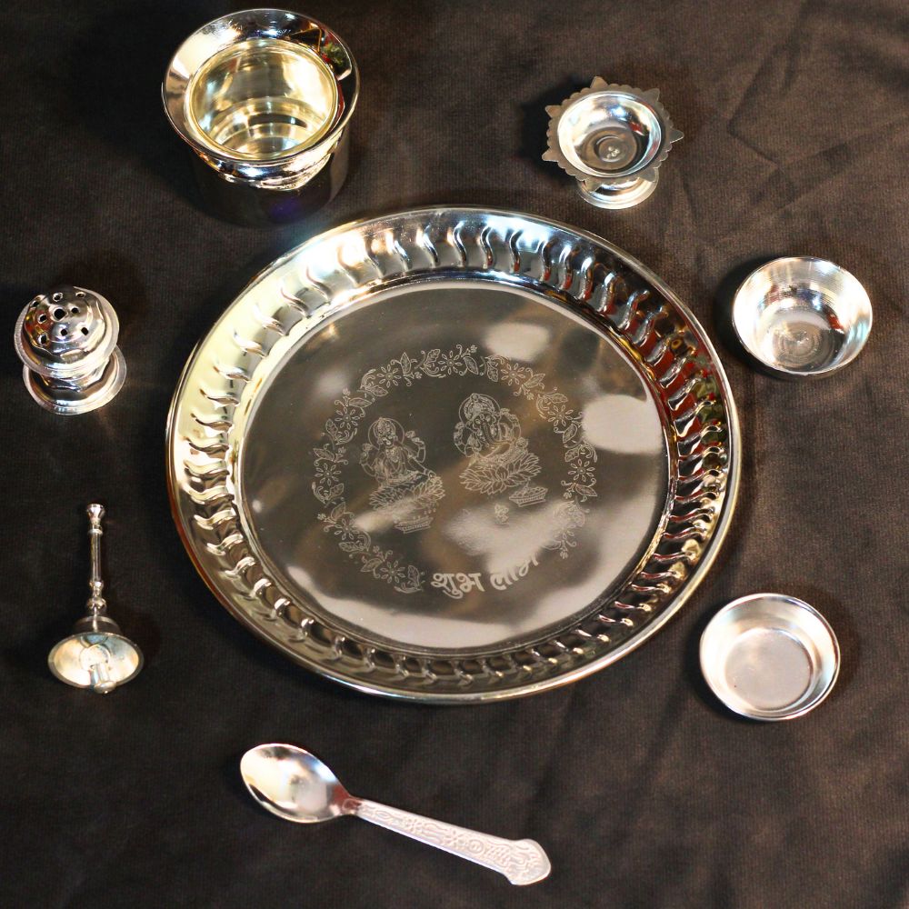 Pooja Thali Set D-lock - 3