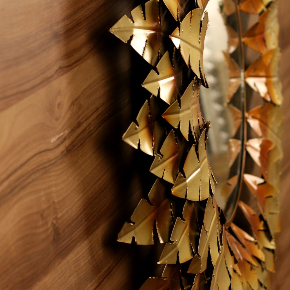 FUR WALL MIRROR