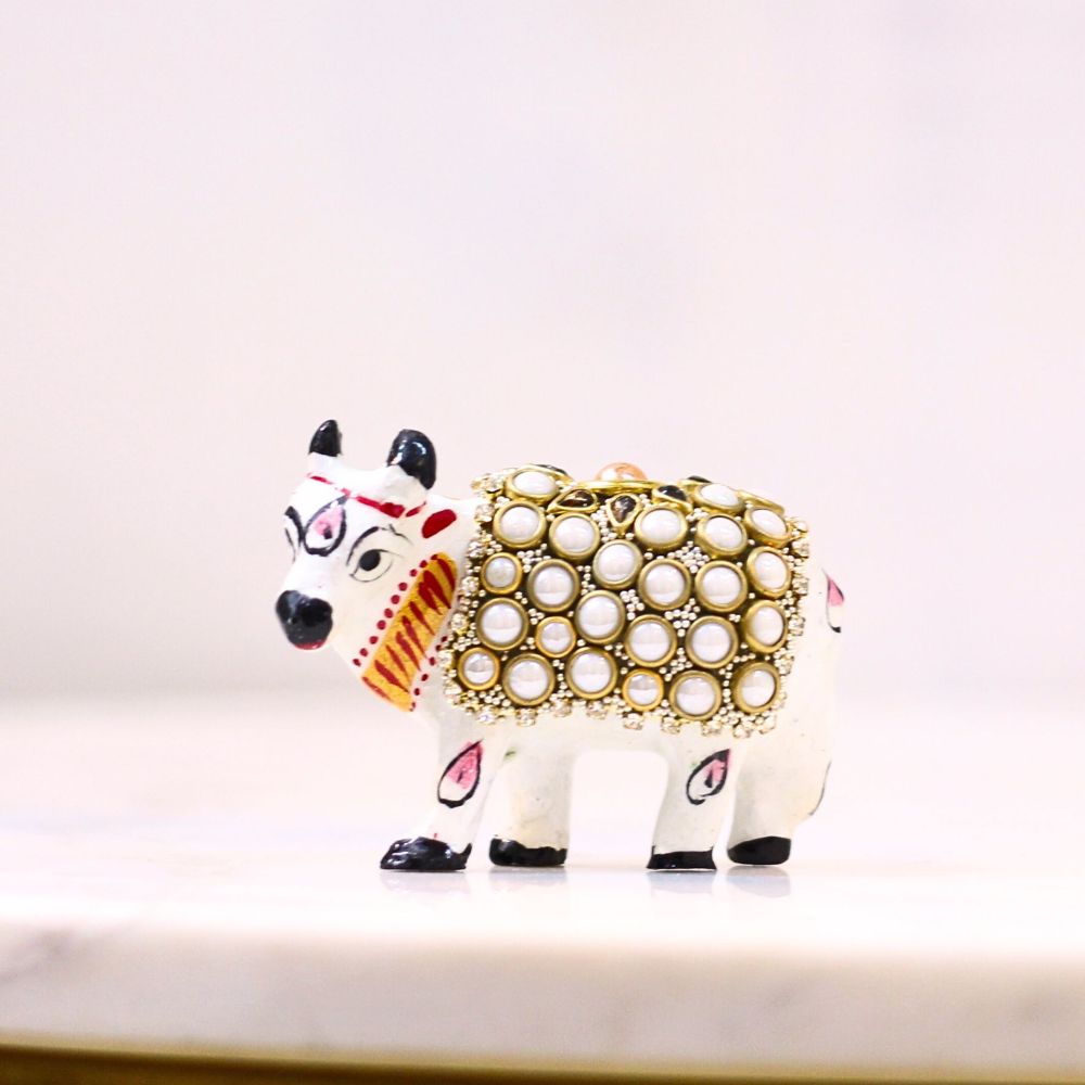 Metal Stone Cow 1'' - 3