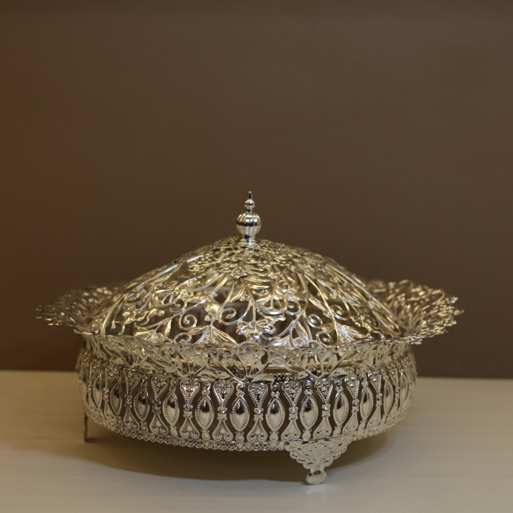 Silver Jali Basket - 3