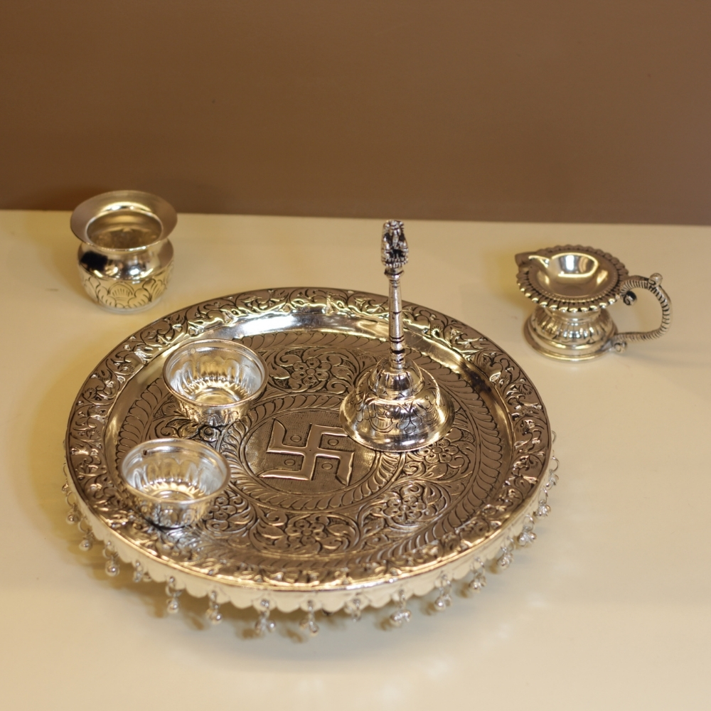 Brass Pooja Thali - 4