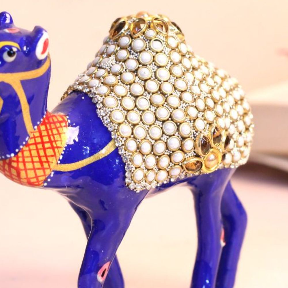 Metal Stone Camel 4'' - 4