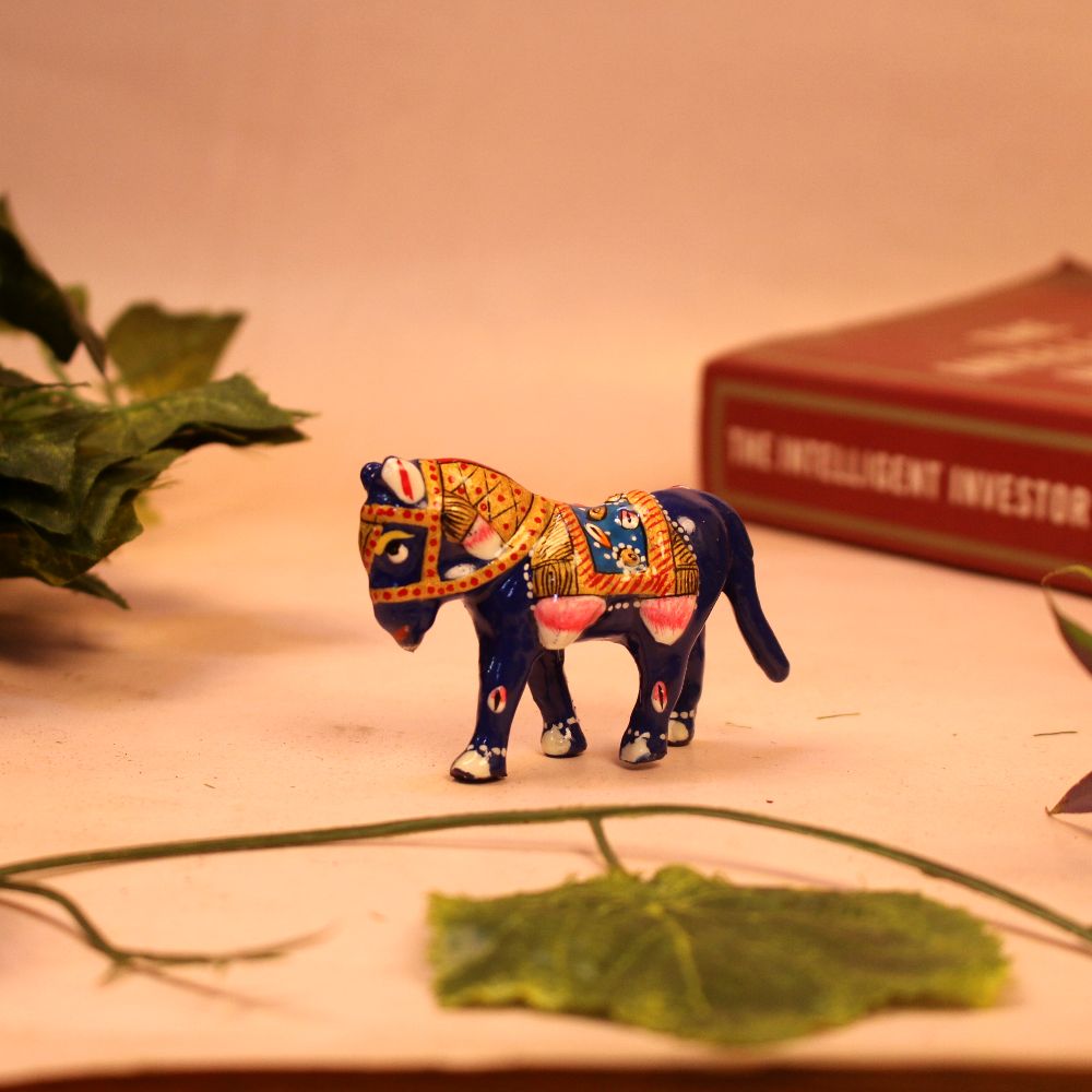 Metal Small Colourfull  Horse 2 INCH - 3
