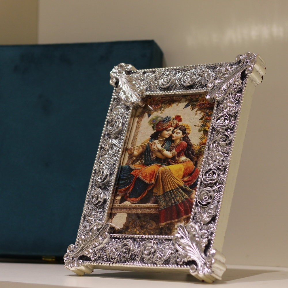 Flower Photo Frame 9'' - 6