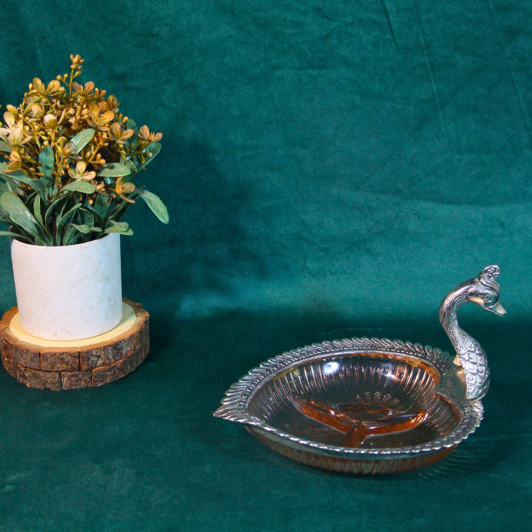 Paan Tray Peacock Plate - 3