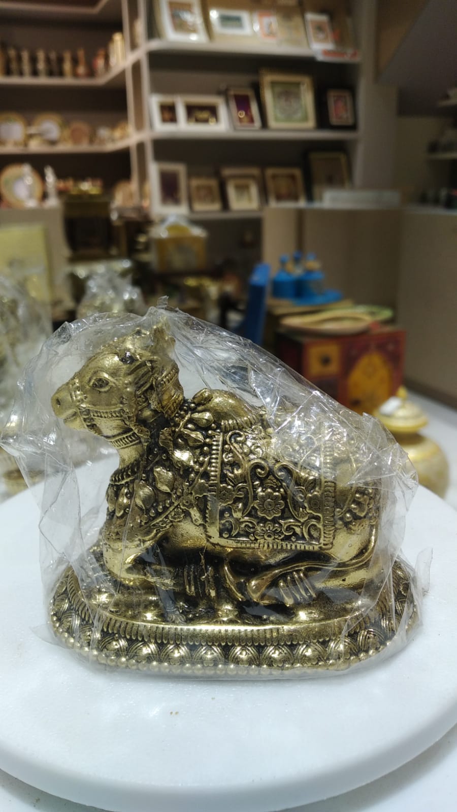 Brass Nandi Antique