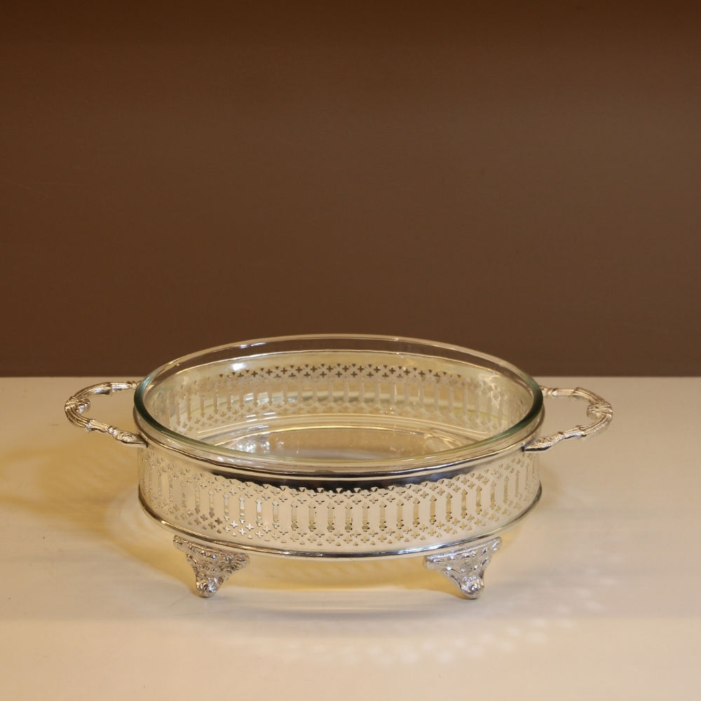 Dish Bowl Oval Stand 4819 - 4