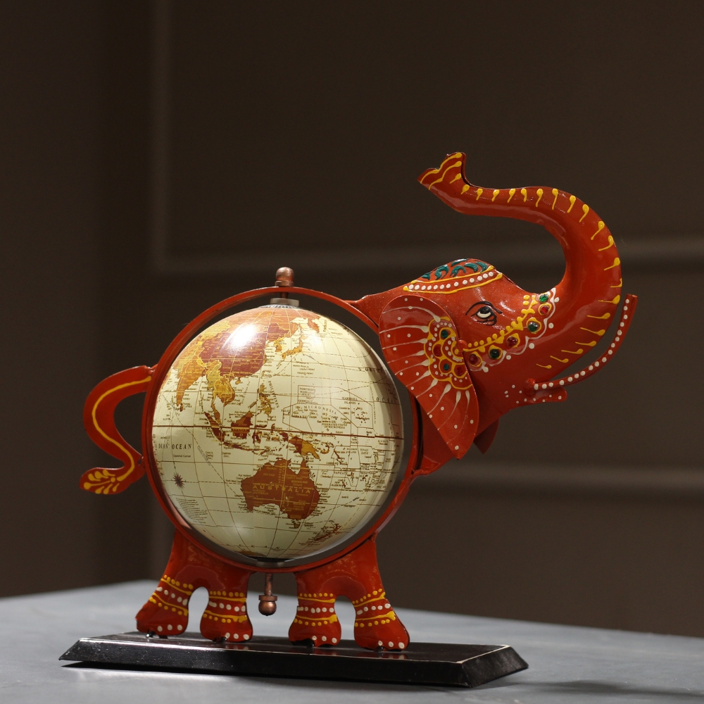 New Elephant Globe Orange