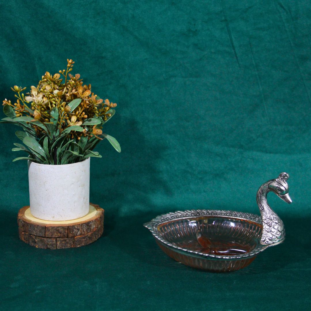Paan Tray Peacock Plate - 8