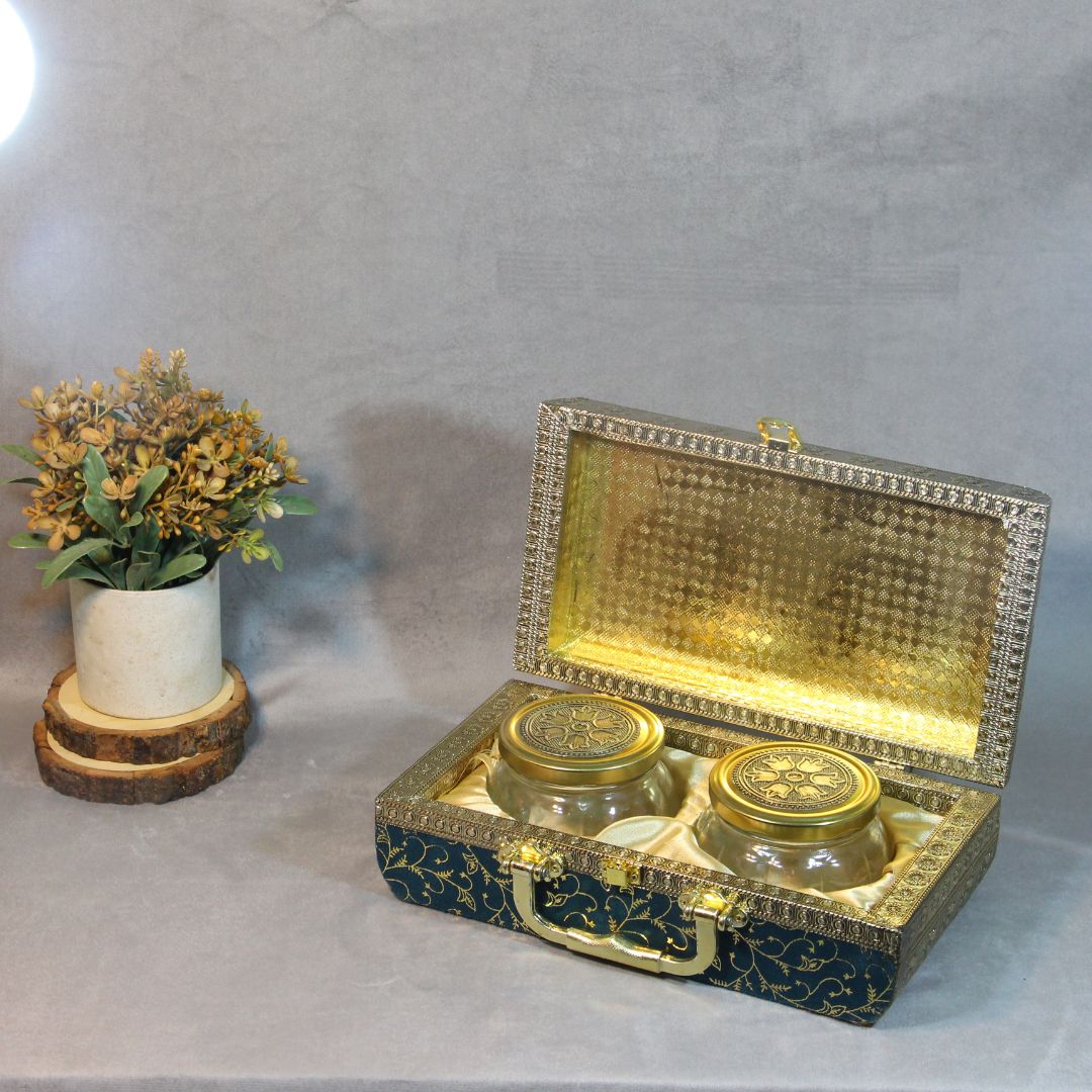 2 Jar DryFruit Box W/handle - 4