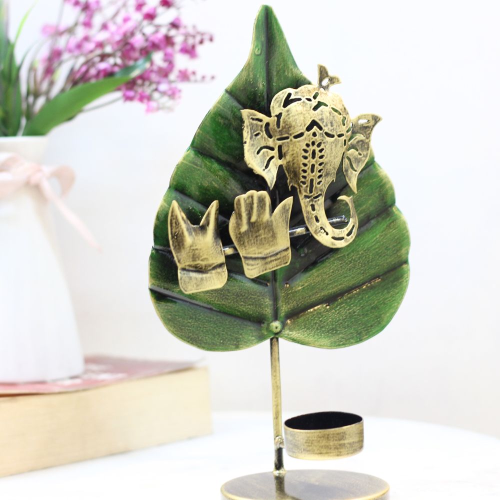 Ganesh Leaf Tea Light - 5
