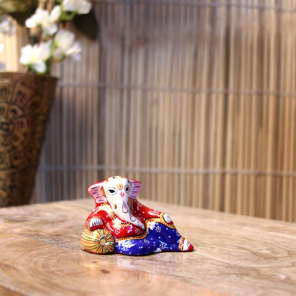 Metal Meenakari Leta Ganesh 2.5 ''