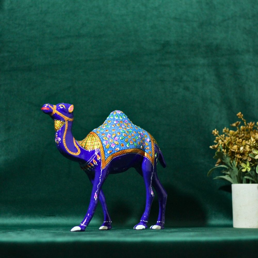 Metal Minakari Camel 8'' - 3