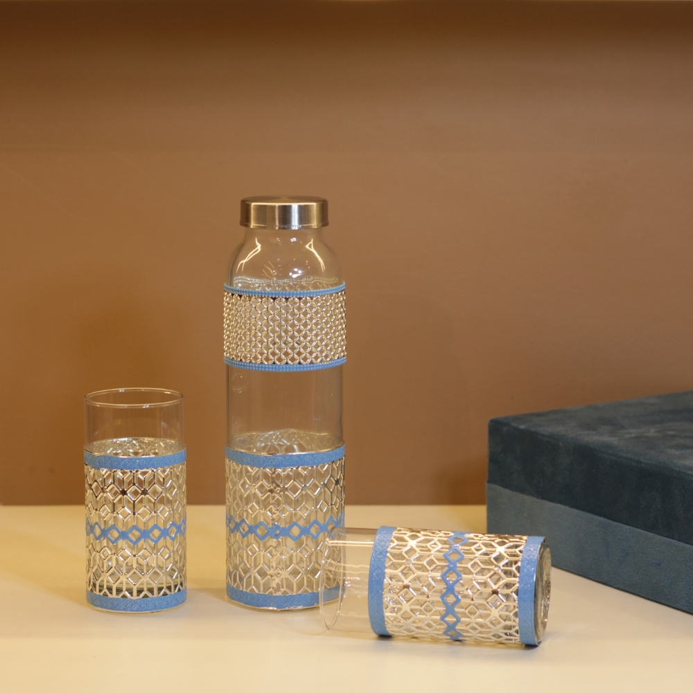 New Bottle 2 Glass Set - 3