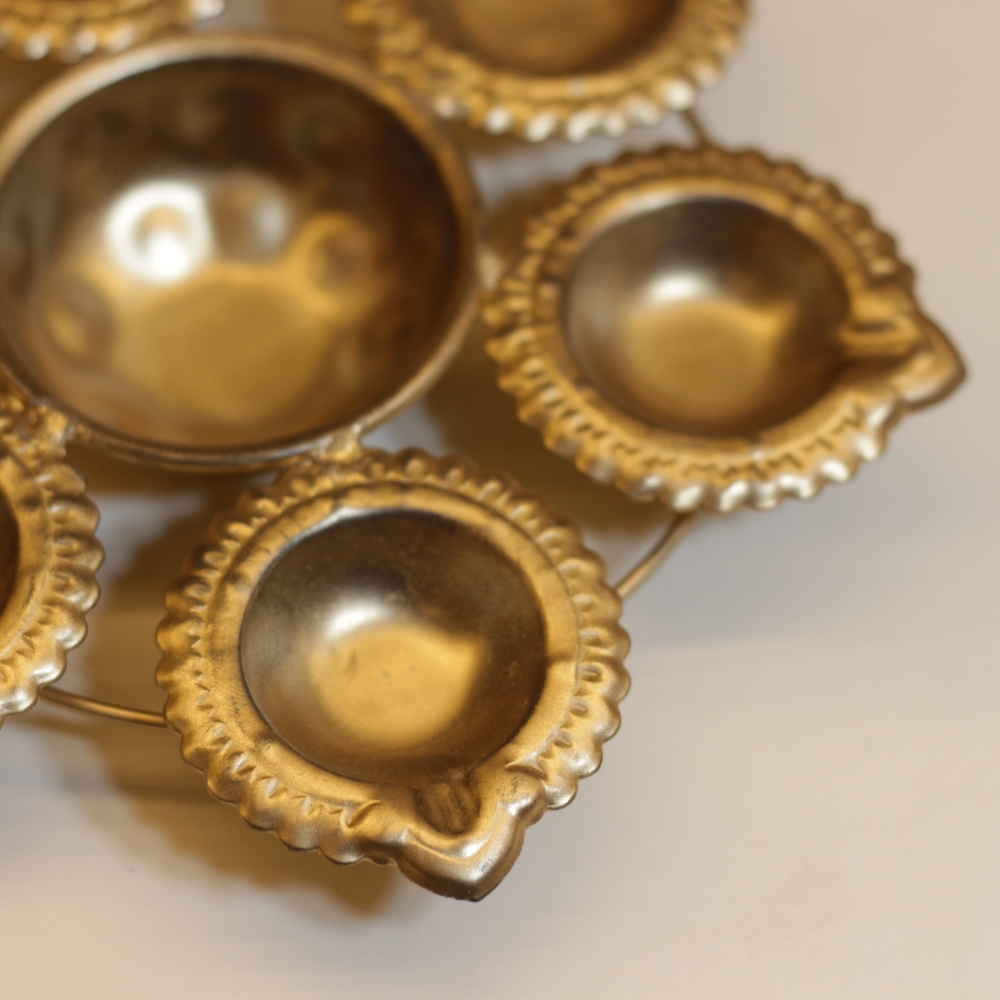 Iron Diya Urli 6'' - 5