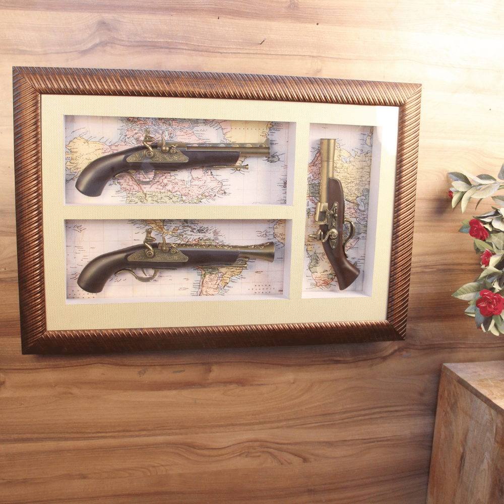 Gun With Frame - 3
