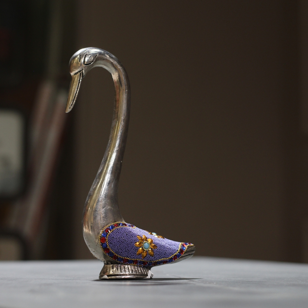 Sarus Bird Purple Work