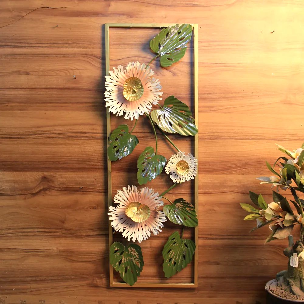 Iron Acid Frame With Multi Flower W283