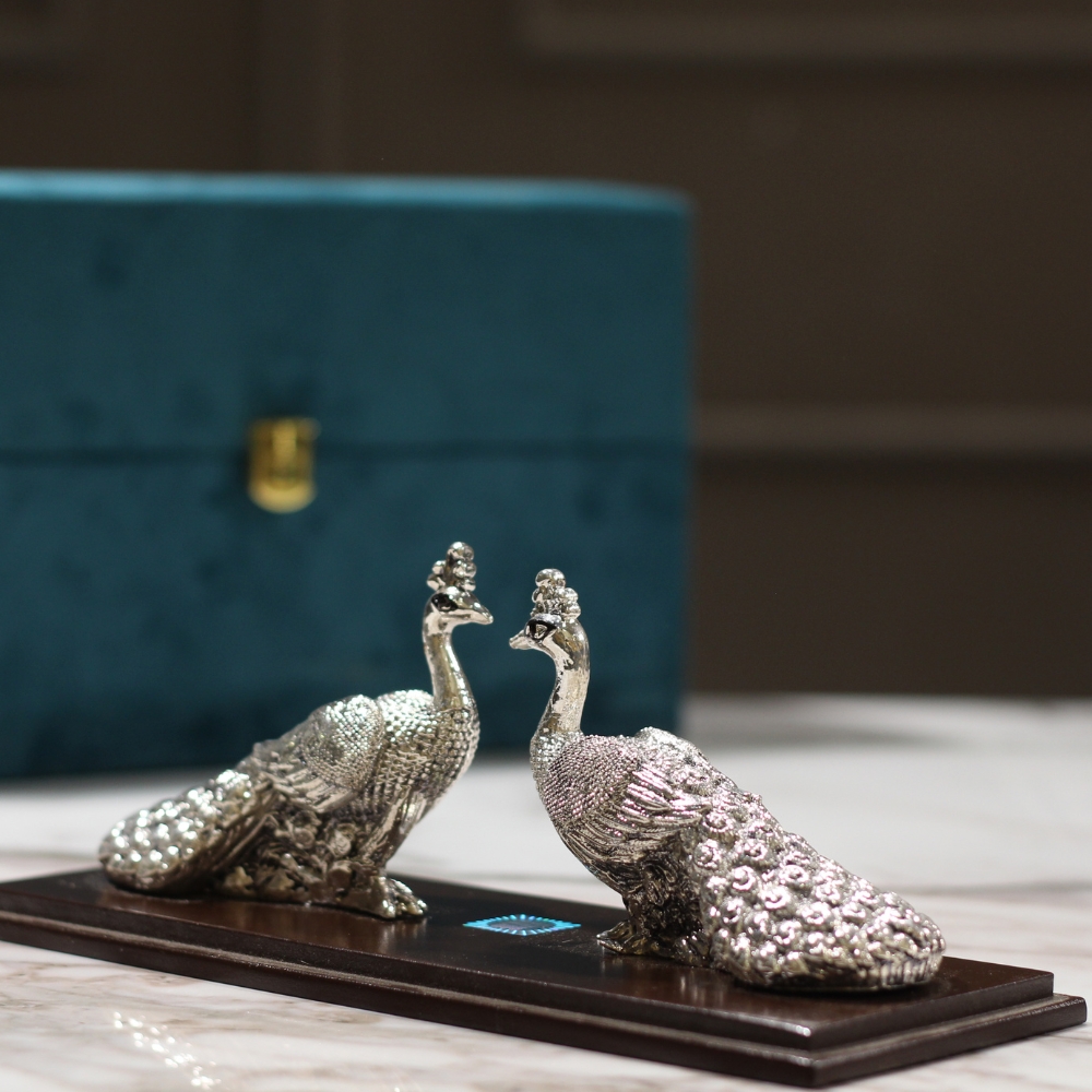 Peacock Feather Pair - 4