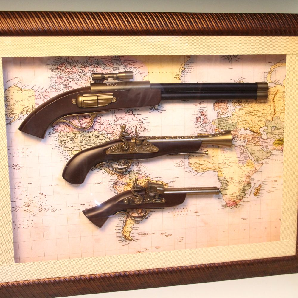 Gun With Frame - 4